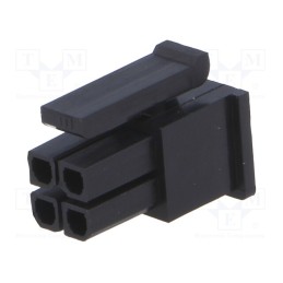 10 pcs : MF30-HFD1-04 - Plug, wire-board, female, MF30, 3mm, PIN: 4, w/o contacts, for cable