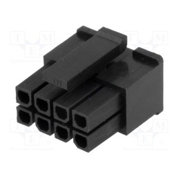10 pcs : MF30-HFD1-08 - Plug, wire-board, female, MF30, 3mm, PIN: 8, w/o contacts, for cable