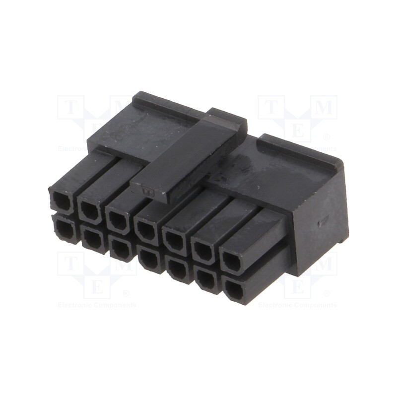 10 pcs : MF30-HFD1-14 - Plug, wire-board, female, MF30, 3mm, PIN: 14, w/o contacts