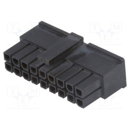 10 pcs : MF30-HFD1-18 - Plug, wire-board, female, MF30, 3mm, PIN: 18, w/o contacts