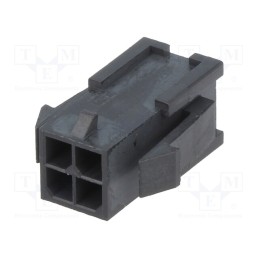 10 pcs : MF30-HMD1-04 - Plug, wire-board, male, MF30, 3mm, PIN: 4, w/o contacts, Layout: 2x2