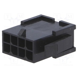 10 pcs : MF30-HMD1-08 - Plug, wire-board, male, MF30, 3mm, PIN: 8, w/o contacts, Layout: 2x4
