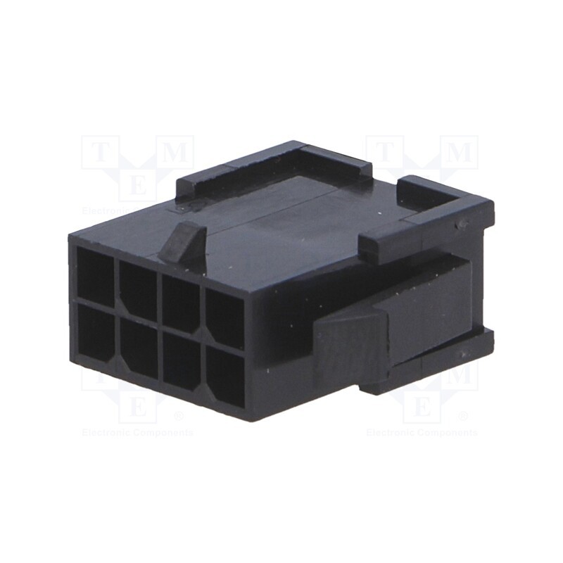 10 pcs : MF30-HMD1-08 - Plug, wire-board, male, MF30, 3mm, PIN: 8, w/o contacts, Layout: 2x4
