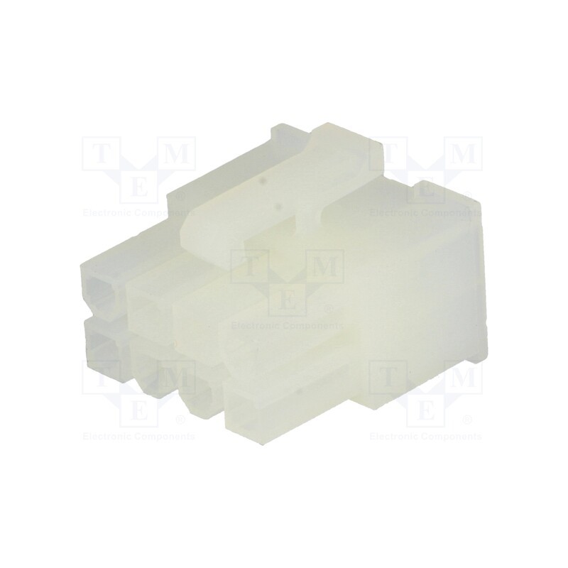 50 pcs : MF42-HF-08 - Plug, wire-board, female, MF42, 4.2mm, PIN: 8, w/o contacts