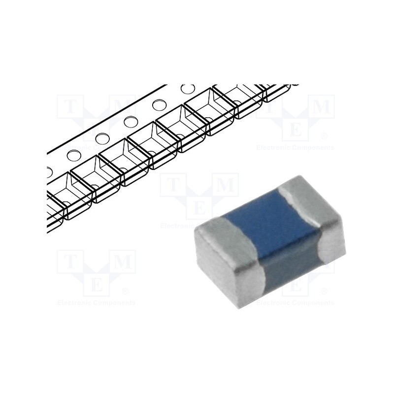 50 pcs : - NTC thermistor, 10kΩ, SMD, 0805, 3550K
