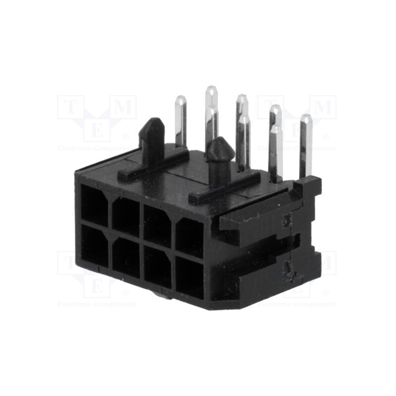 10 pcs : MFGK-08 - Socket, wire-board, male, 3mm, PIN: 8, THT, on PCBs,PCB snap, 5A