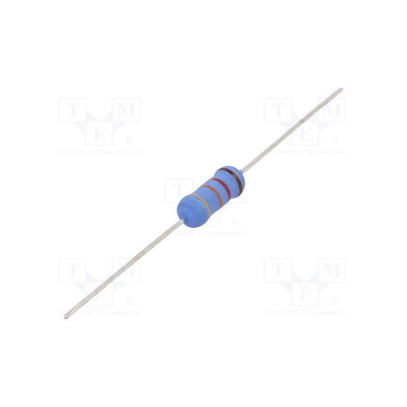 50 pcs : 1625890-9 - Resistor: metal oxide, 12kΩ, 2W, ±5%, Ø5x12mm, -55÷155°C