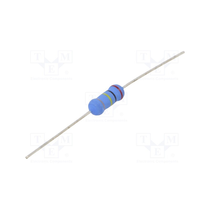 50 pcs : 8-1625890-5 - Resistor: metal oxide, 200kΩ, 2W, ±5%, Ø5x12mm, -55÷155°C