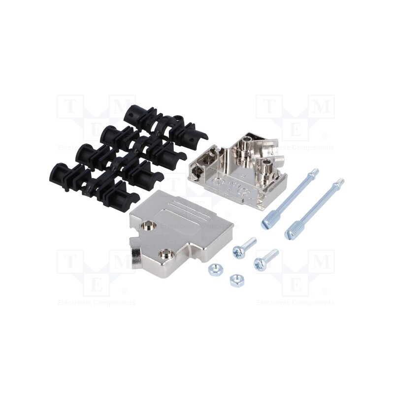 10 pcs : MHD45PK15-K - Enclosure: for D-Sub connectors, D-Sub 15pin,D-Sub HD 26pin