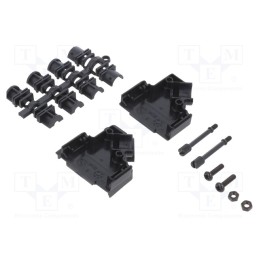 10 pcs : MHD45PPK15-K - Enclosure: for D-Sub connectors, D-Sub 15pin,D-Sub HD 26pin