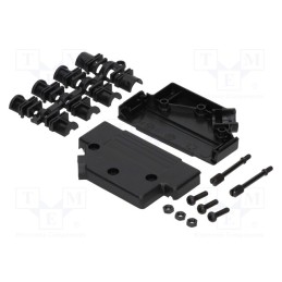 10 pcs : MHD45PPK37-K - Enclosure: for D-Sub connectors, D-Sub 37pin,D-Sub HD 62pin