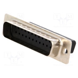 10 pcs : MHDBC25SP - D-Sub, PIN: 25, plug, male, for cable, Type: w/o contacts, 3A, 250V