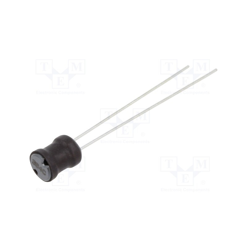 10 pcs : 22R334C - Inductor: wire, THT, 330uH, 380mA, 1.21Ω, ±10%, Ø6.5x8.5mm, vertical