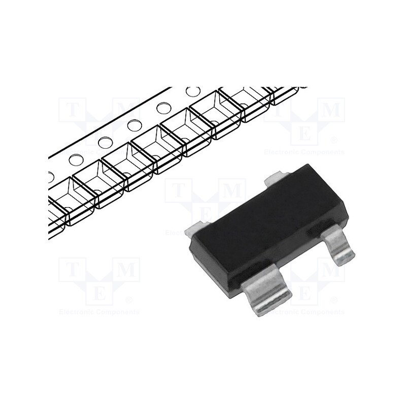 10 pcs : BFP420H6327XTSA1 - Transistor: NPN, SIEGET™, bipolar, RF, 4.5V, 60mA, 0.21W, SOT343