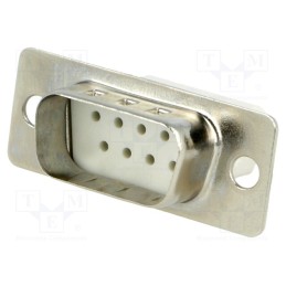 10 pcs : MHDBC9SP-NW - D-Sub, PIN: 9, plug, male, for cable, Type: w/o contacts, 3A, 250V