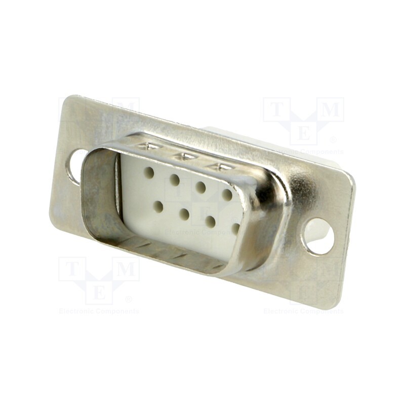 10 pcs : MHDBC9SP-NW - D-Sub, PIN: 9, plug, male, for cable, Type: w/o contacts, 3A, 250V
