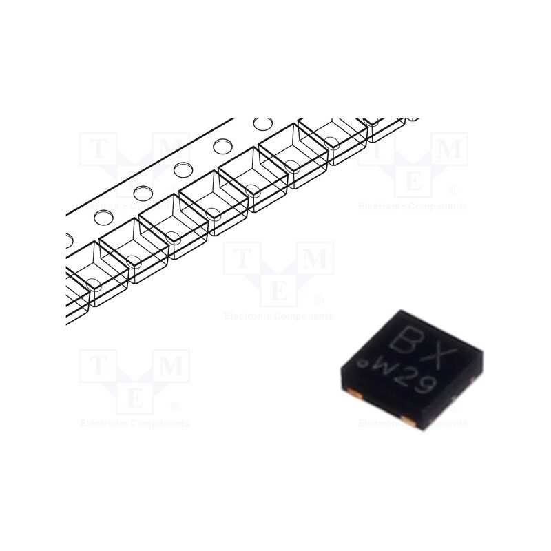 20 pcs : BC53-16PA,115 - Transistor: PNP, bipolar, 80V, 1A, DFN2020-3,SOT1061