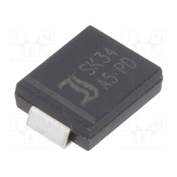 20 pcs : SK34-AQ - Diode: Schottky rectifying, SMD, 40V, 3A, SMC,