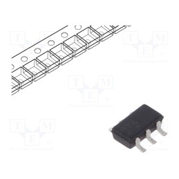 20 pcs : NL27WZ07DTT1G - IC: digital, buffer,non-inverting, Ch: 2, SMD, TSOP6, 1.65÷5.5VDC