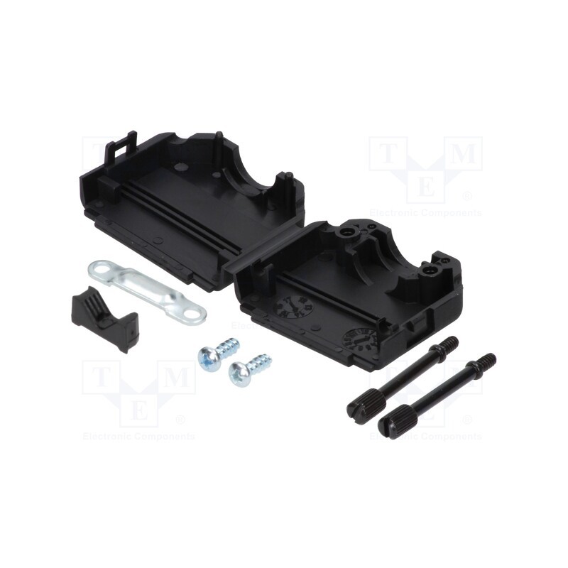 10 pcs : MHDPPK15-K - Enclosure: for D-Sub connectors, D-Sub 15pin,D-Sub HD 26pin