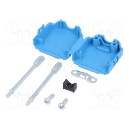 10 pcs : MHDPPK9-B-K - Enclosure: for D-Sub connectors, D-Sub 9pin,D-Sub HD 15pin