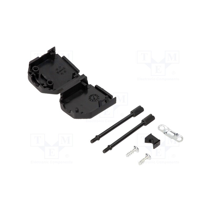 10 pcs : MHDPPK9-K - Enclosure: for D-Sub connectors, D-Sub 9pin,D-Sub HD 15pin