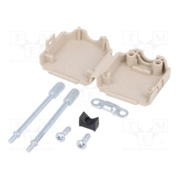 10 pcs : MHDPPK9-LG-K - Enclosure: for D-Sub connectors, D-Sub 9pin,D-Sub HD 15pin