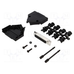 10 pcs : MHDTPPK25-DB25SK - D-Sub, PIN: 25, plug, female, straight, soldering, for cable