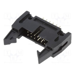 10 pcs : MHR-A-12-VUAL-MP - Socket, IDC, male, PIN: 12, straight, polarized,with ejector, THT