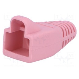 10 pcs : MHRJ45SRB-PK - RJ45 plug boot, 6mm, pink