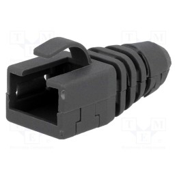 10 pcs : MHRJ45SRB-RET-DG - RJ45 plug boot, dark grey