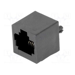 10 pcs : MHRJJ88NFV - Socket, RJ45, PIN: 8, Layout: 8p8c, THT, straight