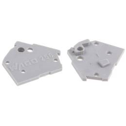 25 pcs - Wago, 256 End Plate for use with PCB Terminal Blocks & Pluggable Connectors