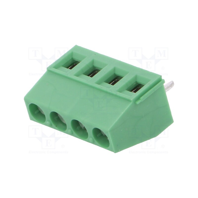 10 pcs : MKDS 1,5/ 4-5,08 1715747 - PCB terminal block, angled 90°, 5.08mm, ways: 4, on PCBs, 1.5mm2
