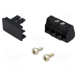 10 pcs : MKDS 1/ 2-3,81 SMD BK 1727230 - PCB terminal block, angled 90°, 3.81mm, ways: 2, on PCBs,screw