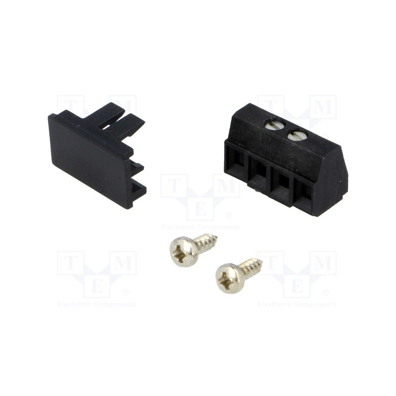 10 pcs : MKDS 1/ 2-3,81 SMD BK 1727230 - PCB terminal block, angled 90°, 3.81mm, ways: 2, on PCBs,screw
