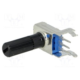 10 pcs : R9011-2-500K - Potentiometer: shaft, single turn, 500kΩ, 125mW, ±20%, THT, 6mm