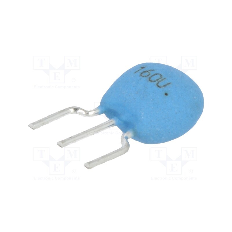 50 pcs : CSTLS16M0X53-B0 - Resonator: ceramic, 16MHz, THT, Body dim: 5.5x3.5x6.5mm, Tol: ±0.5%