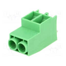 10 pcs : MKDS 5N HV/ 2-ZB-6,35 1777545 - PCB terminal block, angled 90°, 6.35mm, ways: 2, on PCBs, 0.2÷4mm2