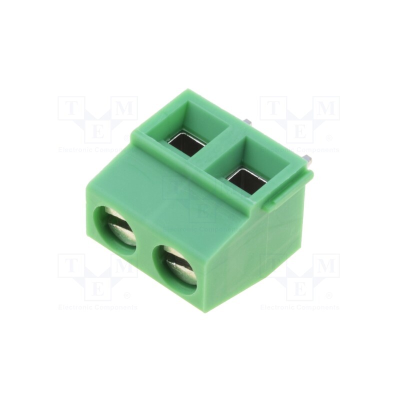10 pcs : MKDSN 1,5/ 2-5,08 1729128 - PCB terminal block, angled 90°, 5.08mm, ways: 2, on PCBs, terminal