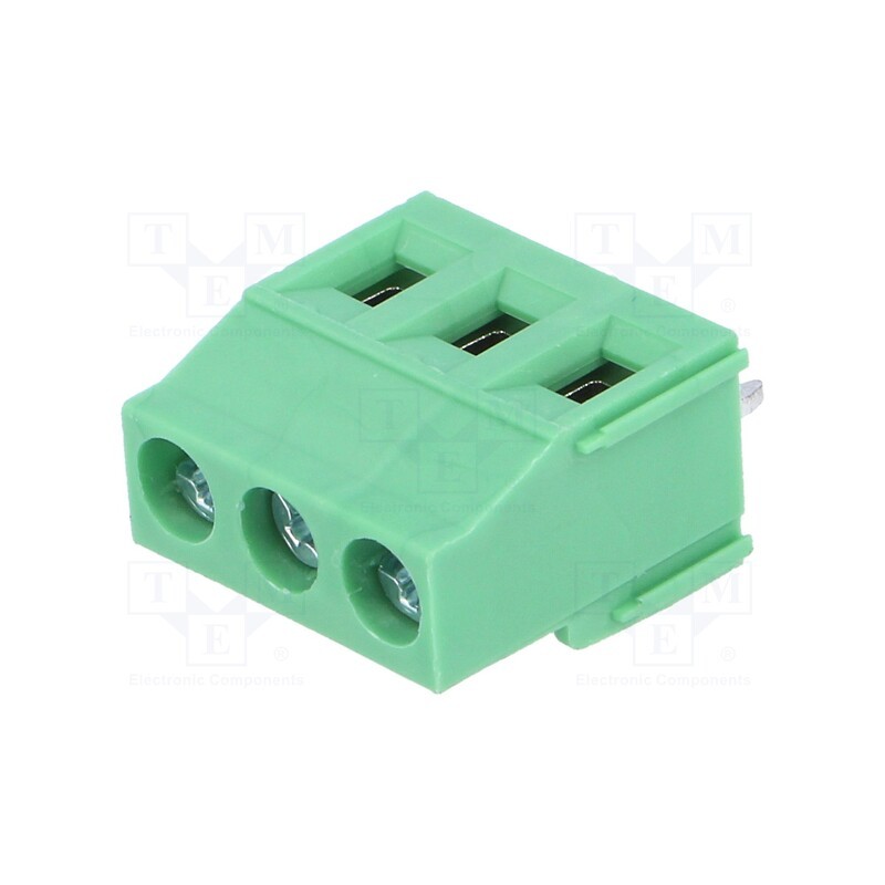 10 pcs : MKDSN 2,5/ 3-5,08 1888690 - PCB terminal block, angled 90°, 5.08mm, ways: 3, on PCBs, terminal