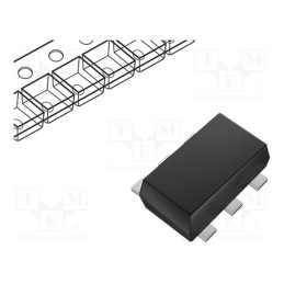 20 pcs : TPD3E001DRLR - Diode: TVS array, Ubr: 11V, 5.5A, unidirectional, SOT5X3, Ch: 3