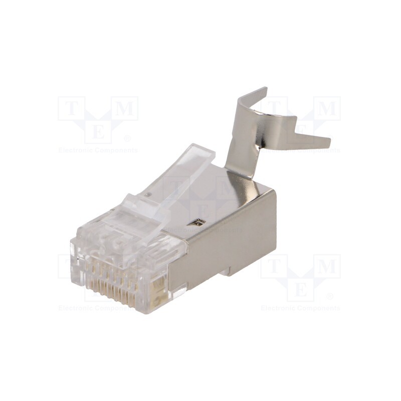 10 pcs : MP0033 - Plug, RJ45, PIN: 8, Cat: 6a,7,7a,Cat 8.1, shielded, Layout: 8p8c