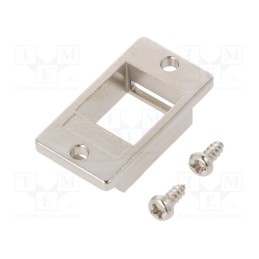 10 pcs : MP0054 - Case, shielded,Keystone, metallic, for panel mounting