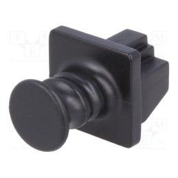 10 pcs : MP0060 - Protection cap, black, push-in