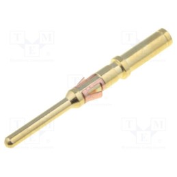 10 pcs : MP16M23F - Contact, male, 16, gold flash, 18AWG÷16AWG, bulk, crimped, 13A