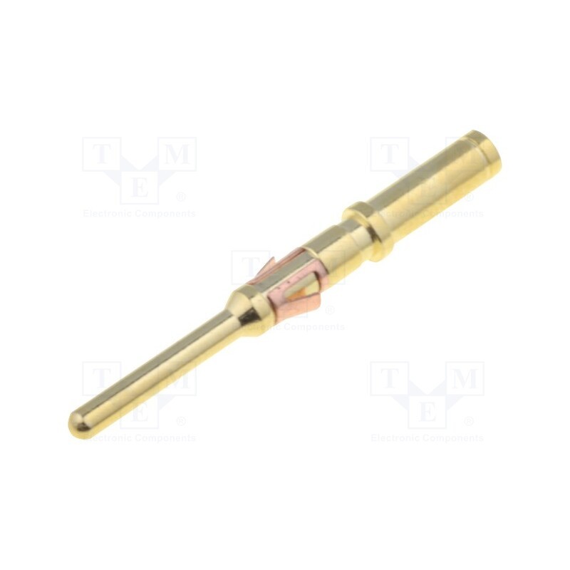 10 pcs : MP16M23F - Contact, male, 16, gold flash, 18AWG÷16AWG, bulk, crimped, 13A