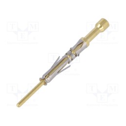 10 pcs : MP28W23F - Contact, male, 20, gold flash, 30AWG÷28AWG, bulk, crimped, 7.5A