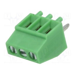 10 pcs : MPT 0,5/ 3-2,54 1725669 - PCB terminal block, angled 90°, 2.54mm, ways: 3, on PCBs, 0.5mm2