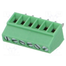 10 pcs : MPT 0,5/ 6-2,54 1725698 - PCB terminal block, angled 90°, 2.54mm, ways: 6, on PCBs, 0.5mm2